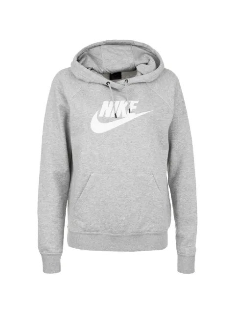 Nike logo-print drawstring hoodie Grey BV4126
