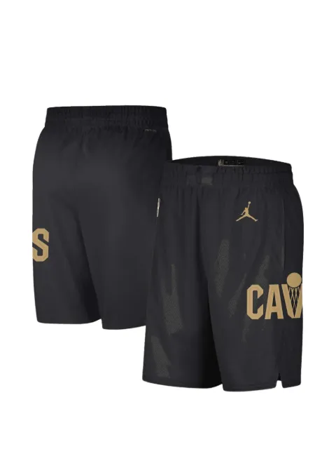 Jordan NBA Cavs logo-print shorts Black CV9556010