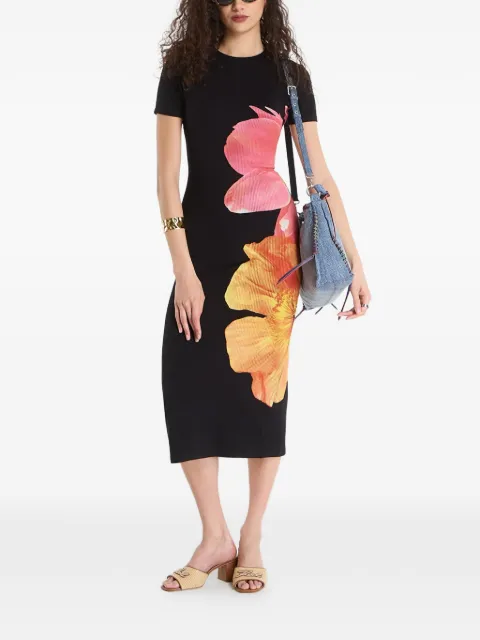Desigual floral-print midi dress Black 26SWVK262000