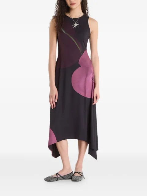 Desigual floral-print midi dress Black 26SWVK062000