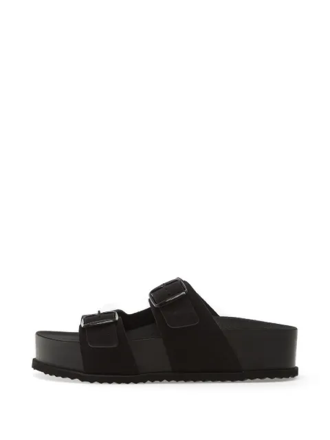 Geox buckle-strap platform sandals Black D656KA00022C9999
