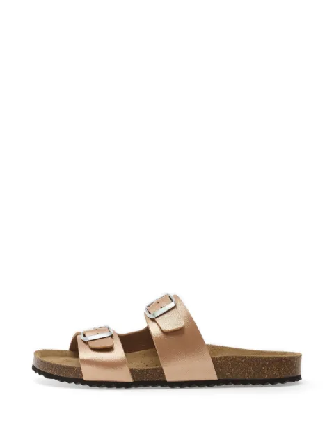 Geox metallic buckle-strap sandals Pink D35LSL000BNC8024