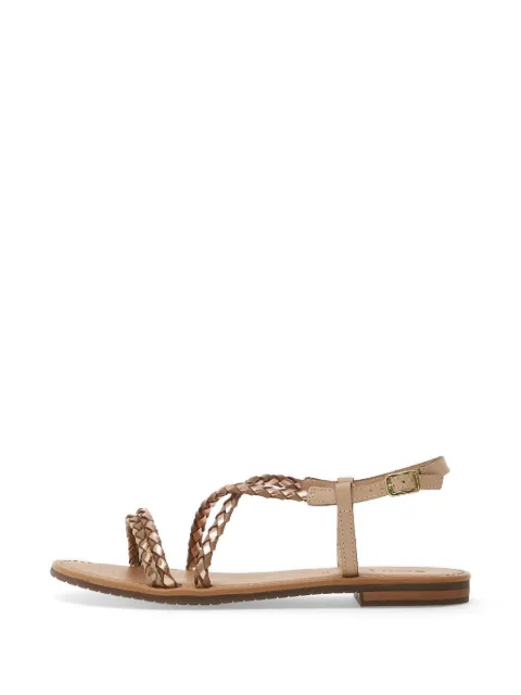 Geox Sozy braided metallic sandals Neutrals D65LXA0KFKYC8ZH8