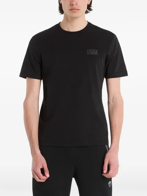 Ea7 Emporio Armani logo-patch T-shirt Black 7M001487AF17789UC001