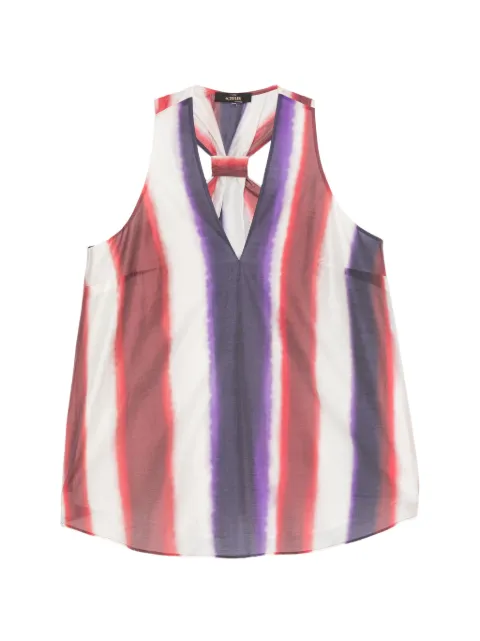 TWINSET striped racer-back top Red 261AT2062