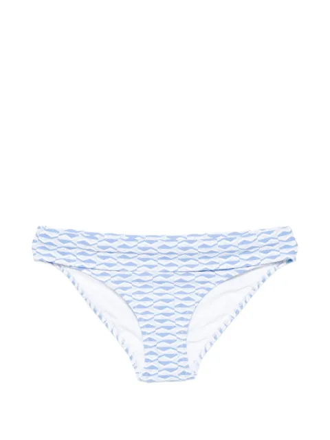 Heidi Klein geometric-print bikini bottoms Blue 26SSTN13
