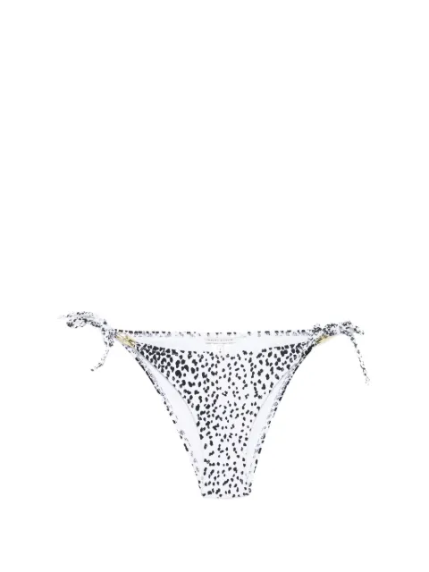 Heidi Klein animal-print side-tie bikini bottoms White 26RSIC12