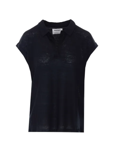 NOTSHY Valentina linen T-shirt Black NF8N000LIP000