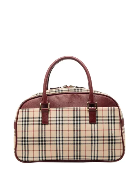 Burberry Pre-Owned 2000-2017 House Check Canvas handbag Neutrals PBCRRQT709NB7HPR