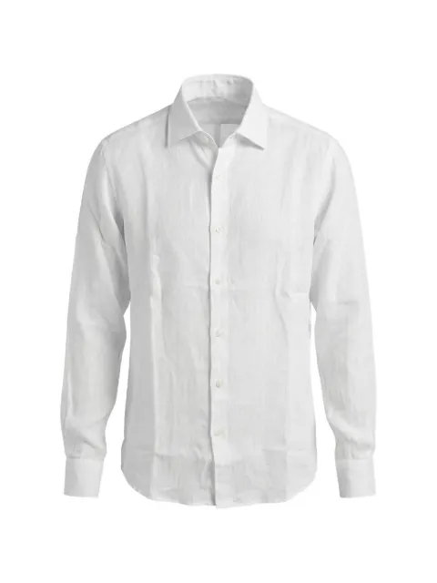 120% Lino long-sleeve shirt White 33ALIM1PJL0000115
