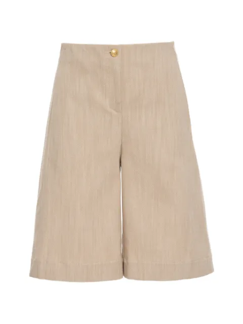 WEILL PARIS denim bermuda shorts Neutrals 143105