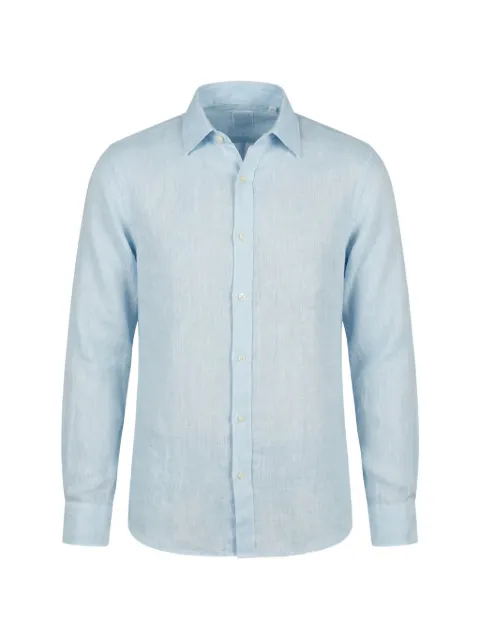 120% Lino long-sleeve shirt Blue 33ALIM1PJL0000115S
