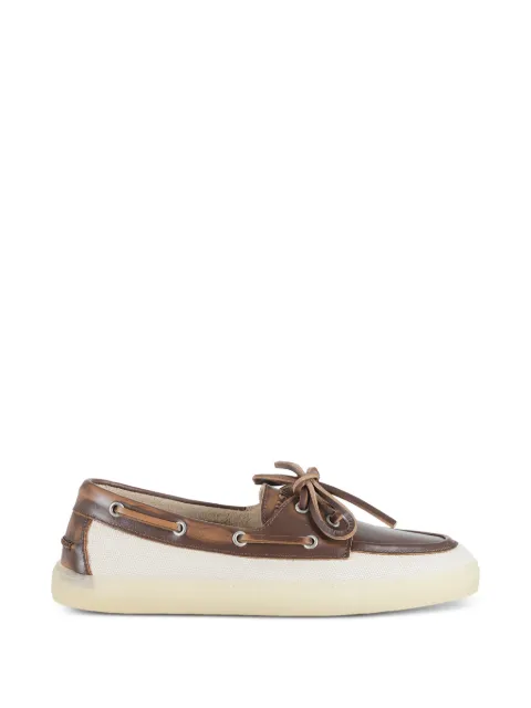 Copenhagen Studios lace-up panelled loafers Brown S6CPH160098