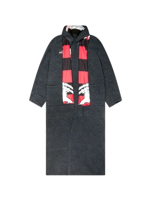 PROTOTYPES floral-jacquard terrycloth coat Grey PROMOTW0002