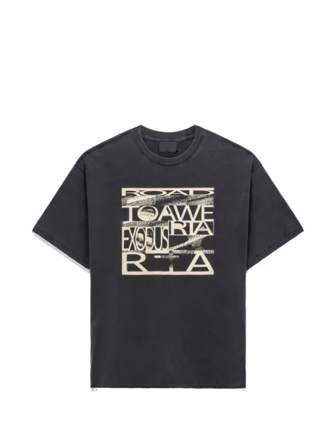 RTA Elian graphic-print T-shirt Grey MEXOK911T2306BKEXD