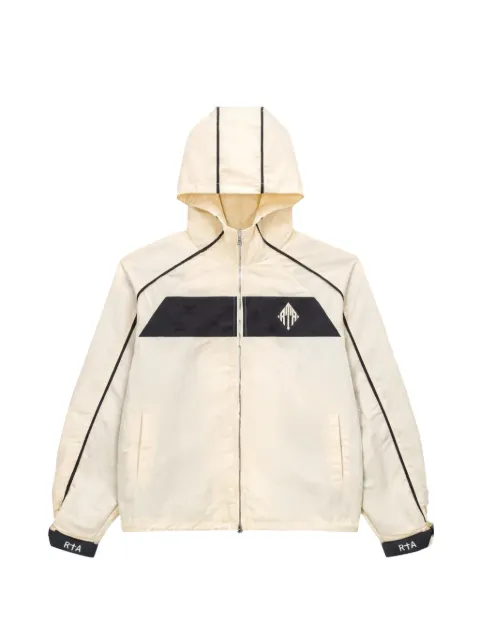 RTA Zayden logo-print jacket Neutrals MEXOW1207W2277RWSND
