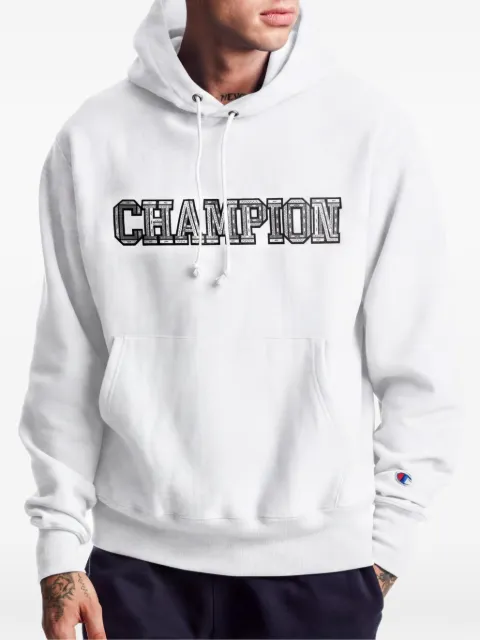 Champion C-Life Reverse Weave logo-print hoodie White GF68586333100