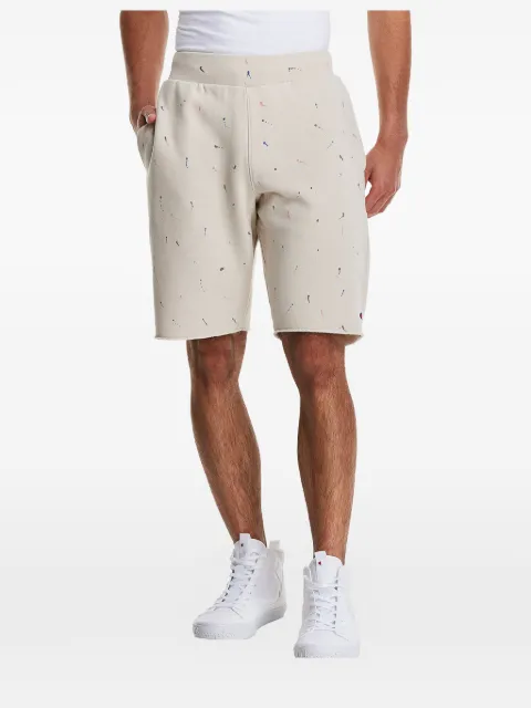 Champion Reverse Weave paint-splatter shorts Neutrals 825977AZXC