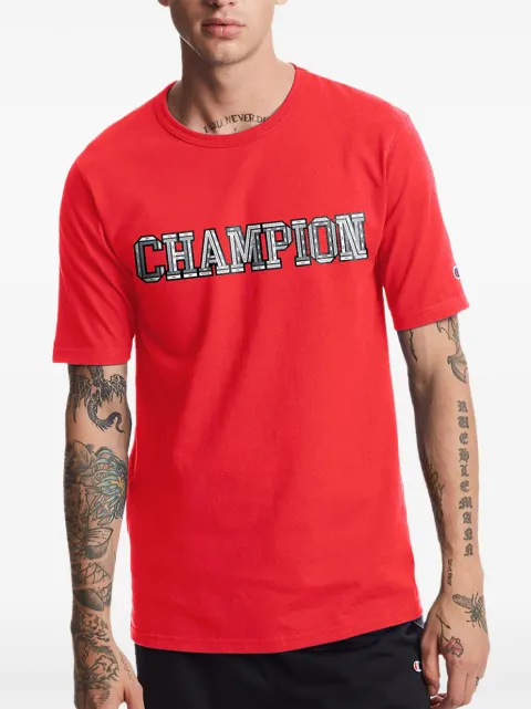 Champion C-Life Heritage logo-print T-shirt Red GT195863382WC