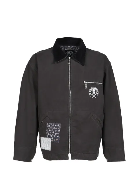 Mastermind Japan x Sean Wotherspoon logo-patch jacket Black MJSW26SS001BLK