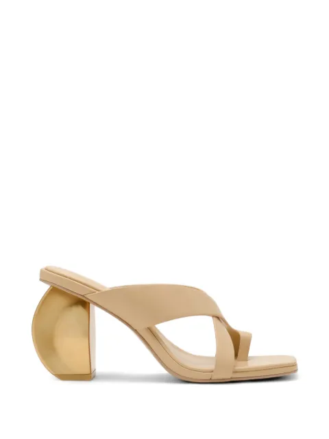 Cult Gaia Nina sculptural-heel sandals Neutrals SDHH1733LR3602