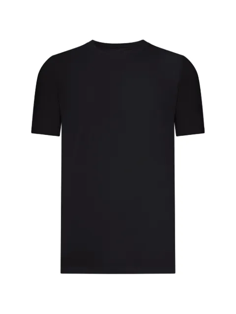 120% Lino crew-neck T-shirt Black 33ALIM7186000G308S01