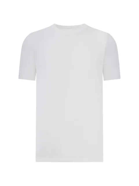 120% Lino short-sleeve T-shirt White 33ALIM7186000G308S01