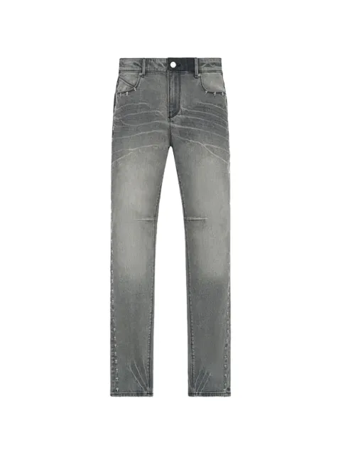 RTA Bryant cross-stitch skinny jeans Grey MEXOD1217J1205INHSC
