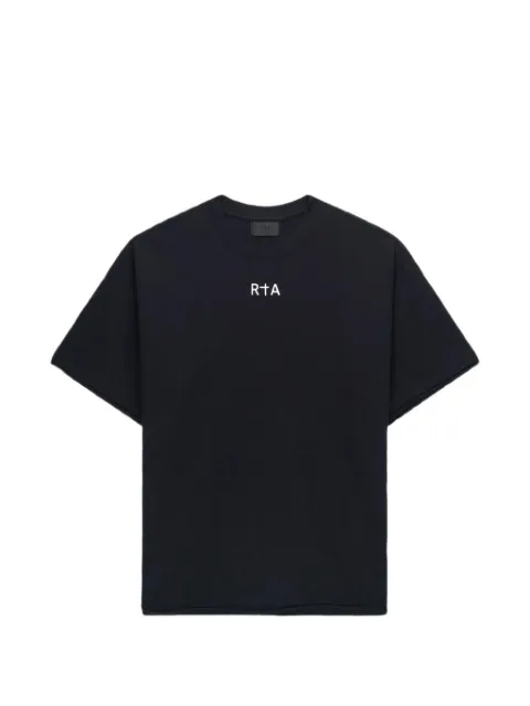 RTA Elian print-detail T-shirt Black MEXOK911T2306BKRAF