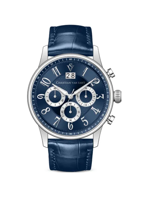 CHRISTIAN VAN SANT Heritage 42mm watch Blue CV3941