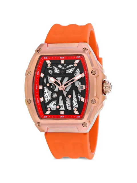 CHRISTIAN VAN SANT Odyssey skeleton 50mm watch Black CV6189