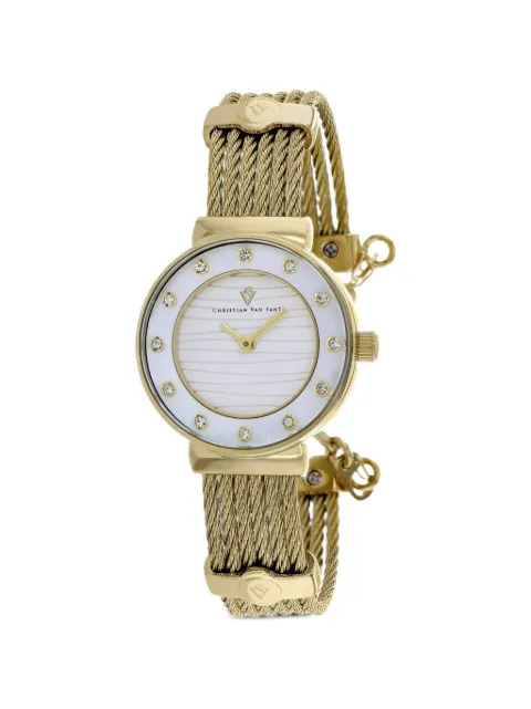 CHRISTIAN VAN SANT Cavo cable-link 28mm watch Silver CV1299
