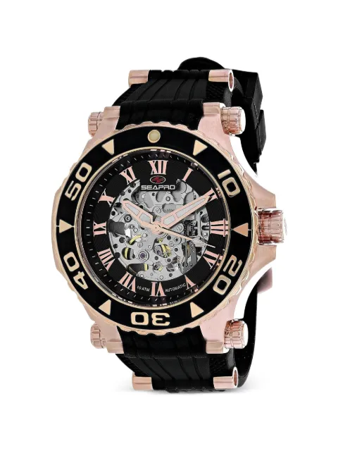SEAPRO Seaway skeleton 50mm watch Silver SP7753