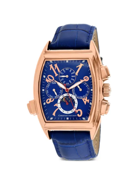 CHRISTIAN VAN SANT Grandeur 45mm watch Blue CV2140