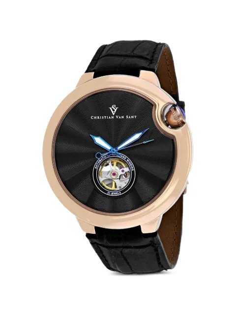 CHRISTIAN VAN SANT stainless steel Cyclone 46mm watch Black CV0147