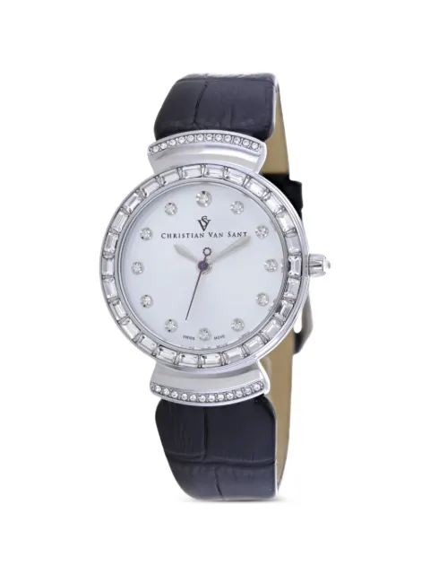 CHRISTIAN VAN SANT Nova 34mm watch Silver CV2943