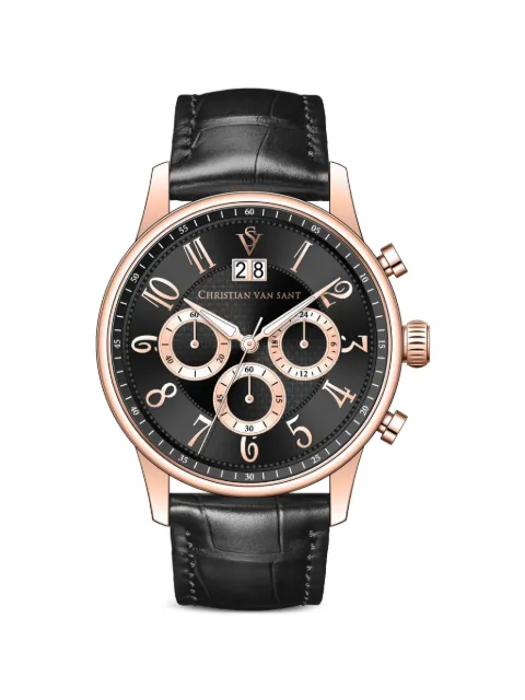 CHRISTIAN VAN SANT Heritage 42mm watch Black CV3944