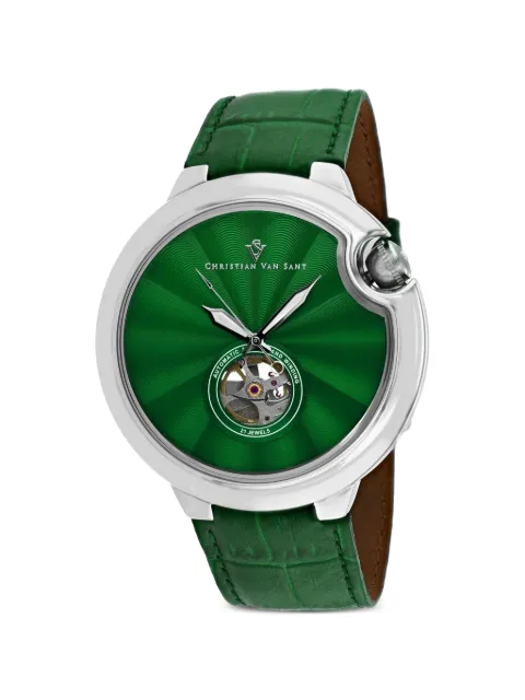 CHRISTIAN VAN SANT Cyclone 46mm automatic watch Green CV0149