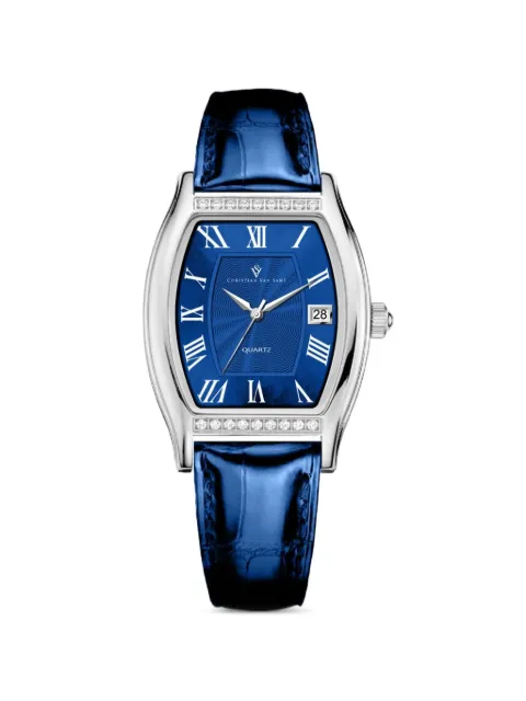 CHRISTIAN VAN SANT Gemma crystal-embellished 34mm watch Blue CV2441