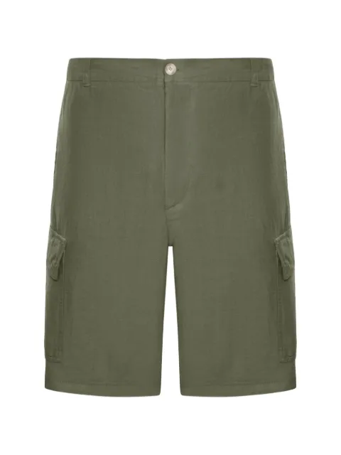 120% Lino linen cargo shorts Green 33ALIM29D40000476000