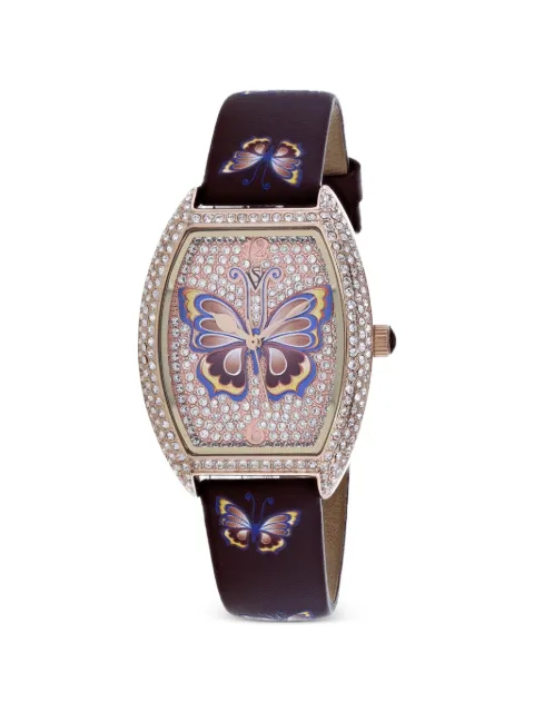 CHRISTIAN VAN SANT Papillon Crystal 36mm watch Pink CV4874