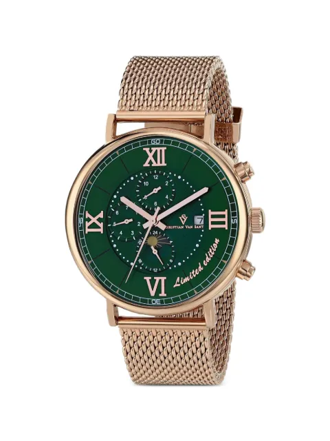CHRISTIAN VAN SANT Somptueuse LTD 46mm watch Green CV1156