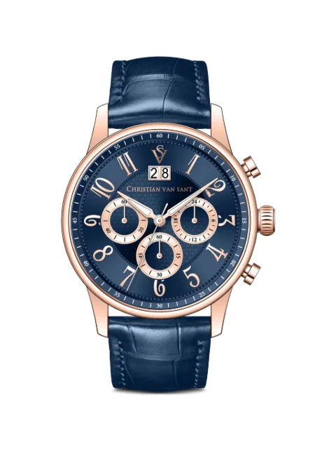 CHRISTIAN VAN SANT Heritage 42mm watch Blue CV3945