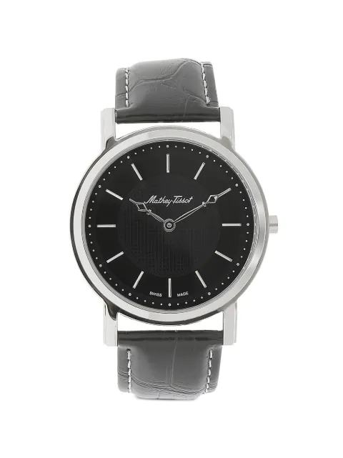 Mathey Tissot stainless steel City 42mm watch Black H611252AN