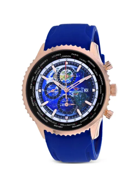 SEAPRO Meridian World Timer GMT 47mm watch Blue SP7522