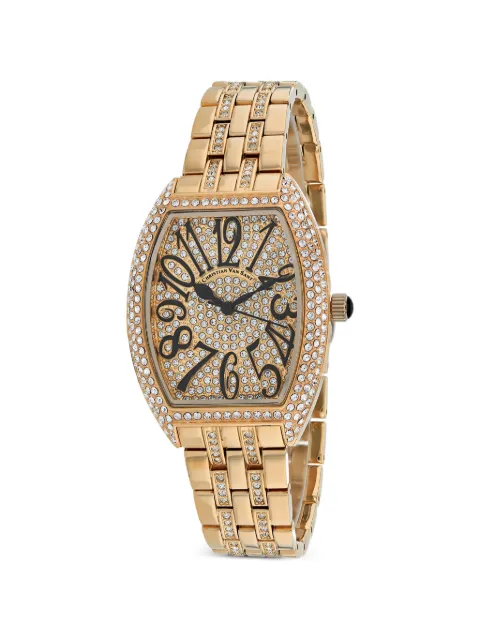 CHRISTIAN VAN SANT 46mm embellished watch Pink CV0262