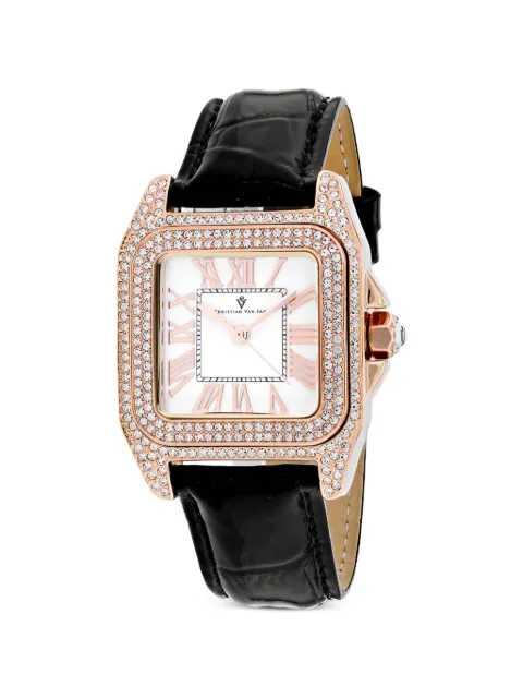 CHRISTIAN VAN SANT Radieuse crystal-embellished 32mm watch White CV4426