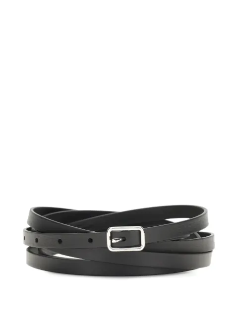 Givenchy buckle-fastening leather belt Black BB40AGB2DL