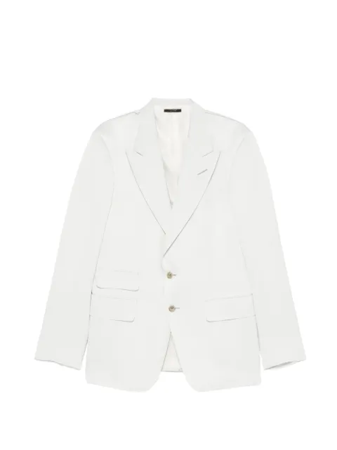 TOM FORD Shelton peak-lapel single-breasted blazer Blue JLSP01VSS17
