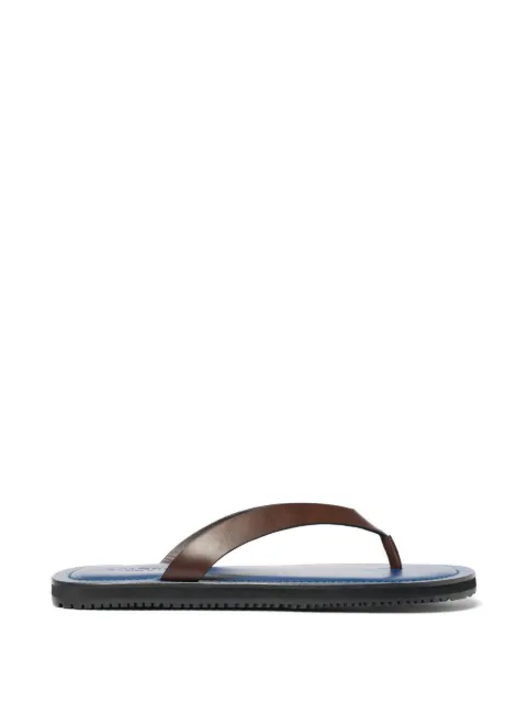 Scarosso Ascanio leather sandals Blue ASCANIOSANDBROCALF